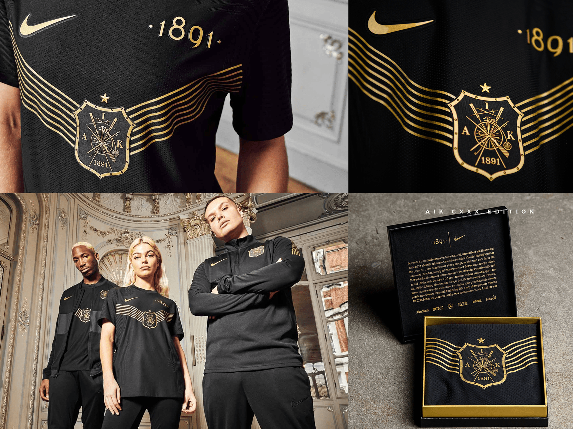 Bildsamling på cuptröjan 2021